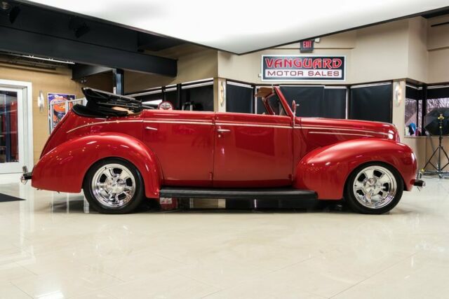 1939 Red Ford Deluxe Sedan