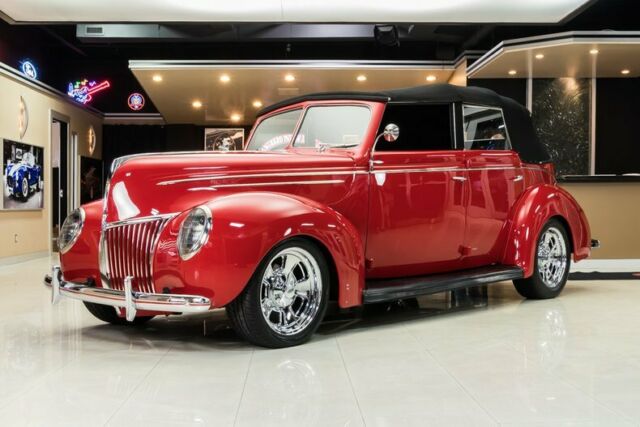 1939 Red Ford Deluxe Sedan