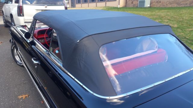 1963 Black Chevrolet Impala Convertible