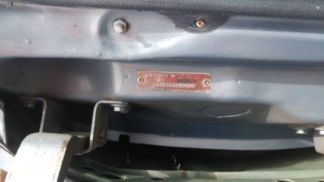 1966 Blue Chevrolet Impala Convertible
