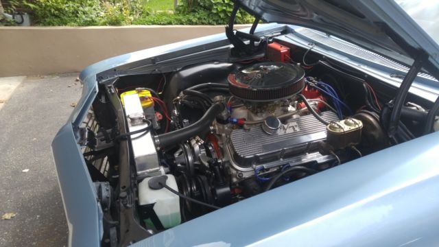1966 Blue Chevrolet Impala Convertible