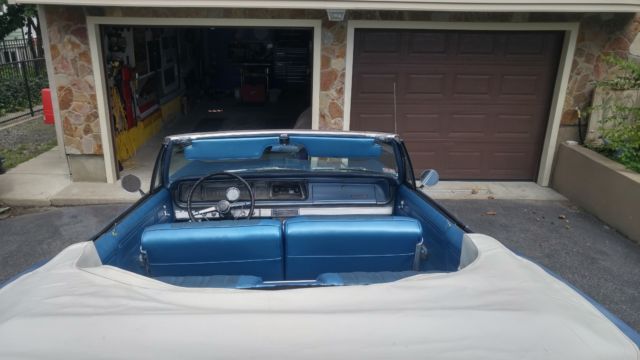 1966 Blue Chevrolet Impala Convertible