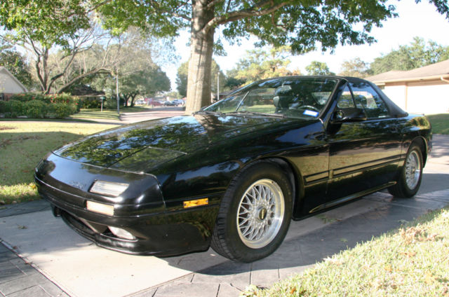 1991 Black Mazda RX-7 Convertible