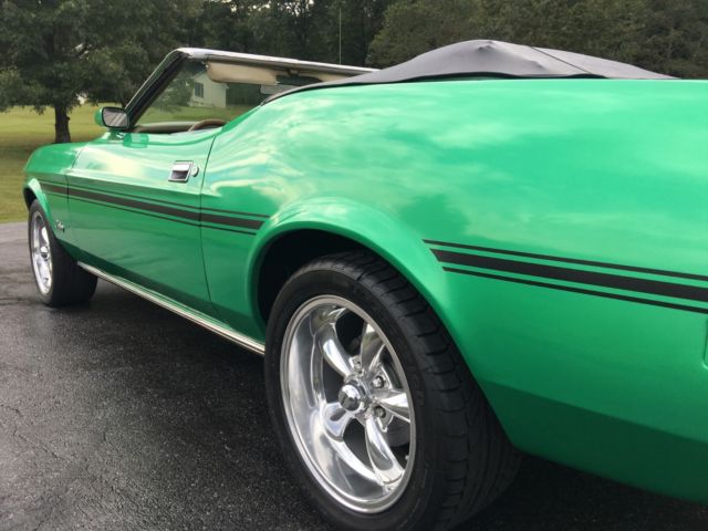 1973 Grabber Green Ford Mustang Convertible