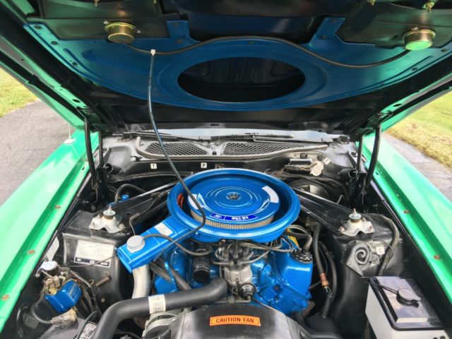 1973 Grabber Green Ford Mustang Convertible