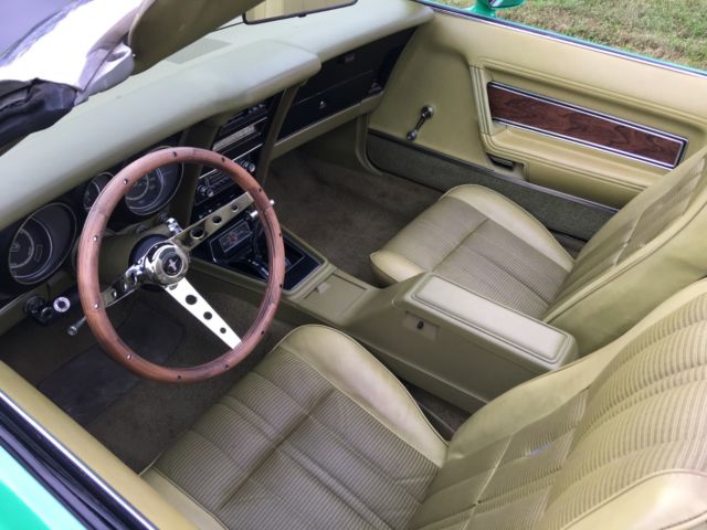 1973 Grabber Green Ford Mustang Convertible