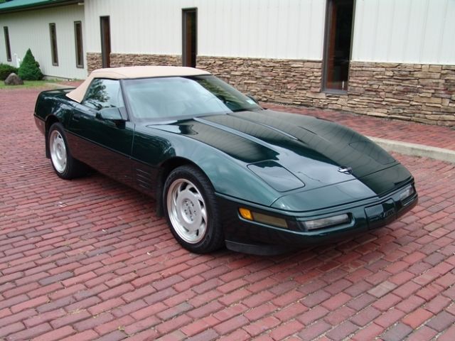 1992 Green Chevrolet Corvette Convertible