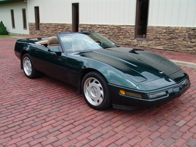 1992 Green Chevrolet Corvette Convertible