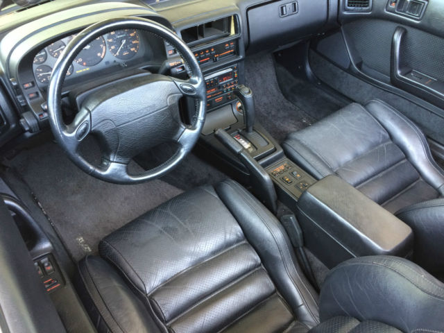 19900000 Black Mazda RX-7 Convertible