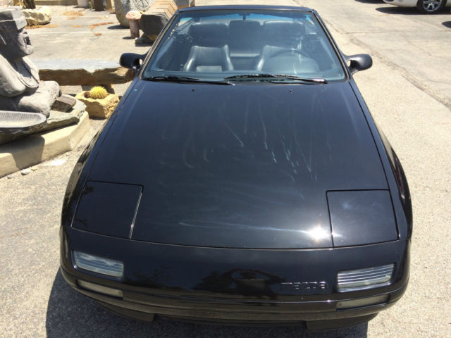 19900000 Black Mazda RX-7 Convertible