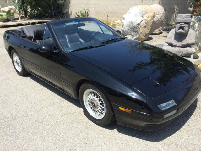 19900000 Black Mazda RX-7 Convertible