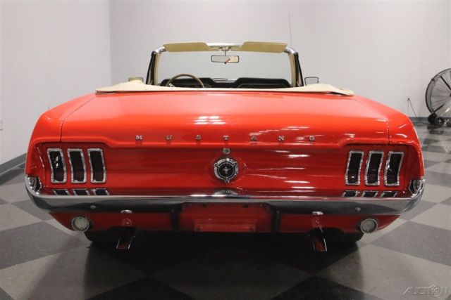 1967 Red Ford Mustang