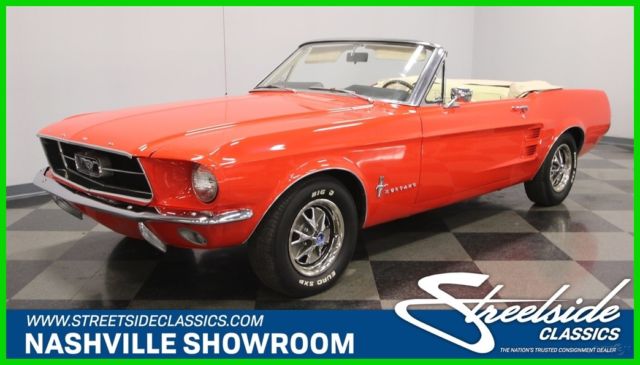 1967 Red Ford Mustang