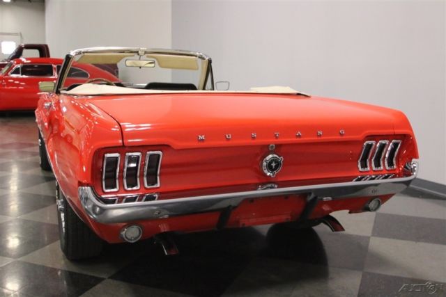 1967 Red Ford Mustang
