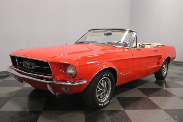 1967 Red Ford Mustang