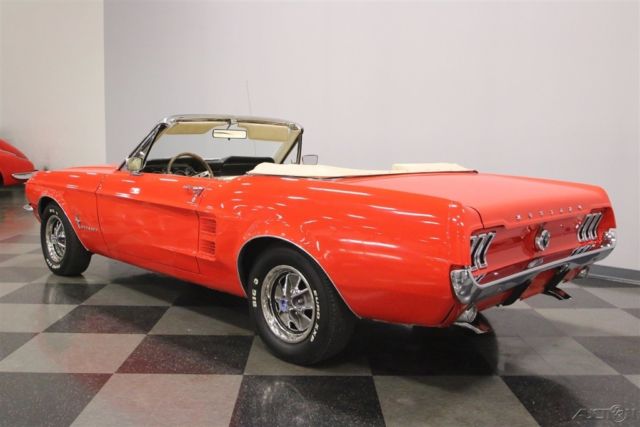 1967 Red Ford Mustang