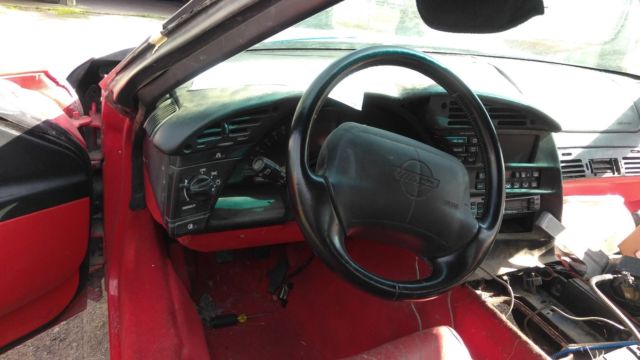 1994 Red Chevrolet Corvette Convertible