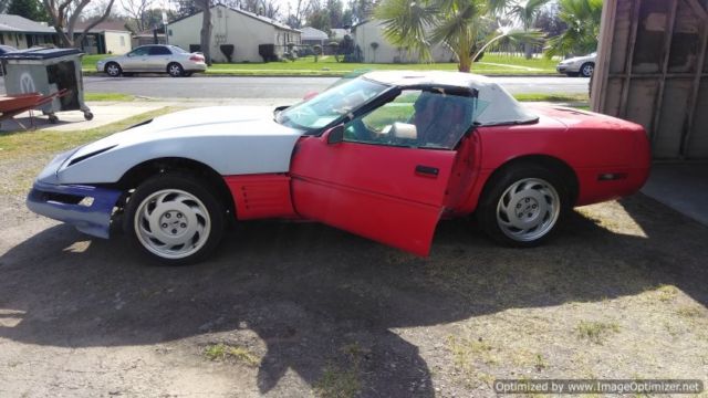1994 Red Chevrolet Corvette Convertible