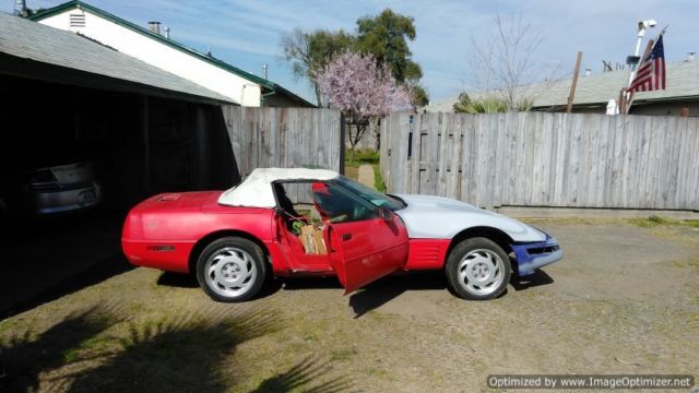 1994 Red Chevrolet Corvette Convertible