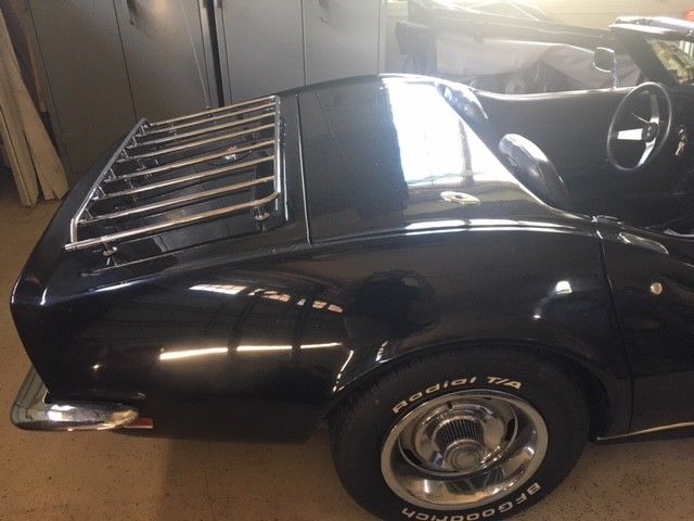 1969 Black Chevrolet Corvette Convertible