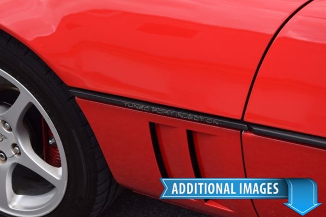 1986 Red Chevrolet Corvette Convertible