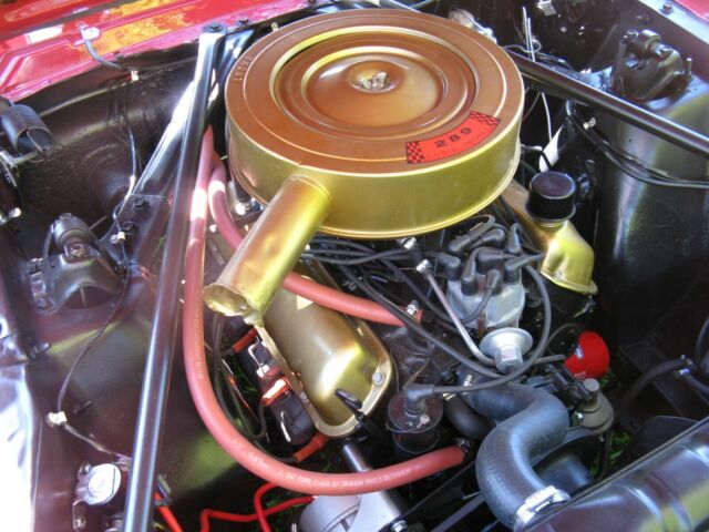 1965 Red Ford Mustang Convertible