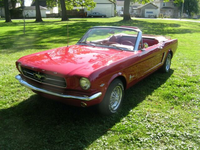 1965 Red Ford Mustang Convertible