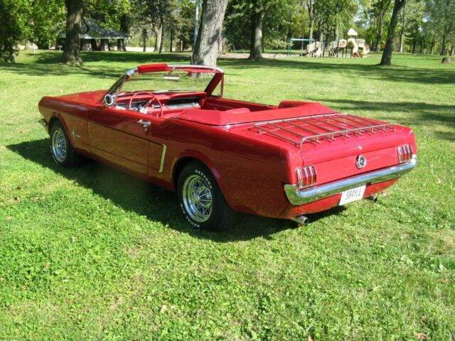 1965 Red Ford Mustang Convertible