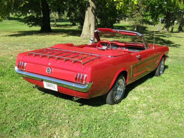 1965 Red Ford Mustang Convertible