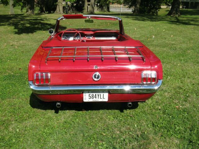 1965 Red Ford Mustang Convertible