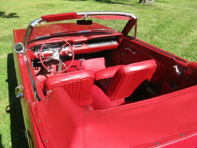 1965 Red Ford Mustang Convertible