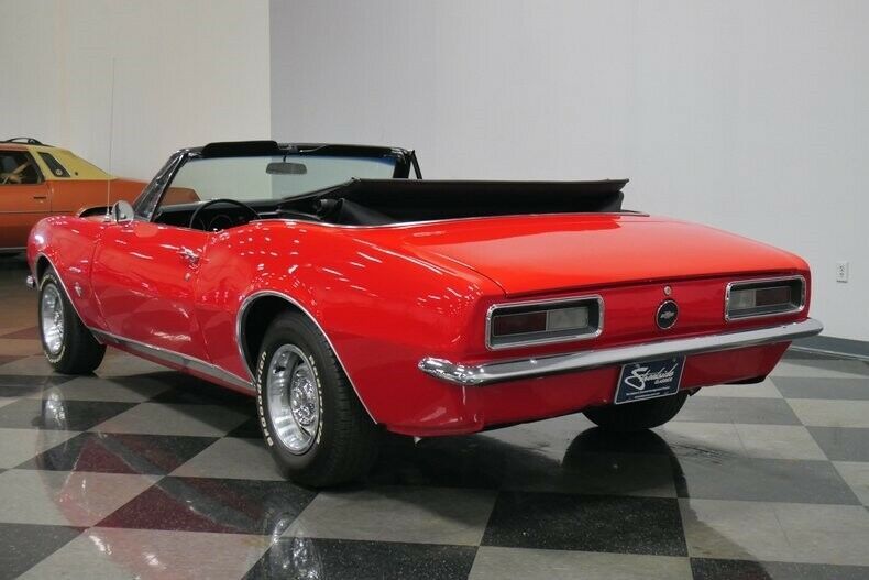 1967 Red Chevrolet Camaro Convertible