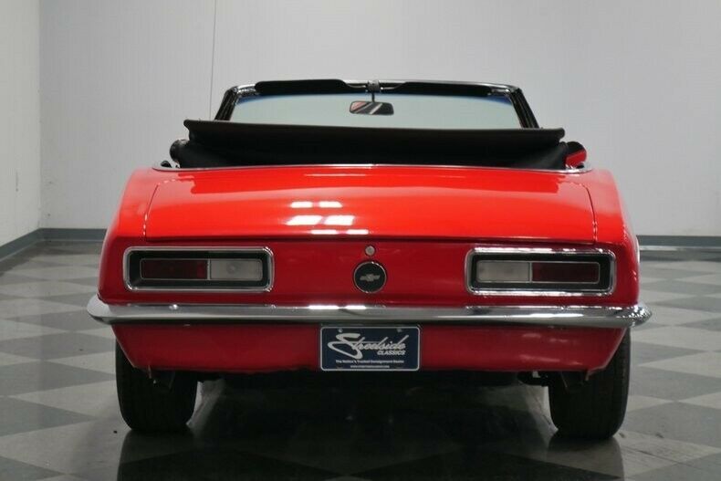 1967 Red Chevrolet Camaro Convertible