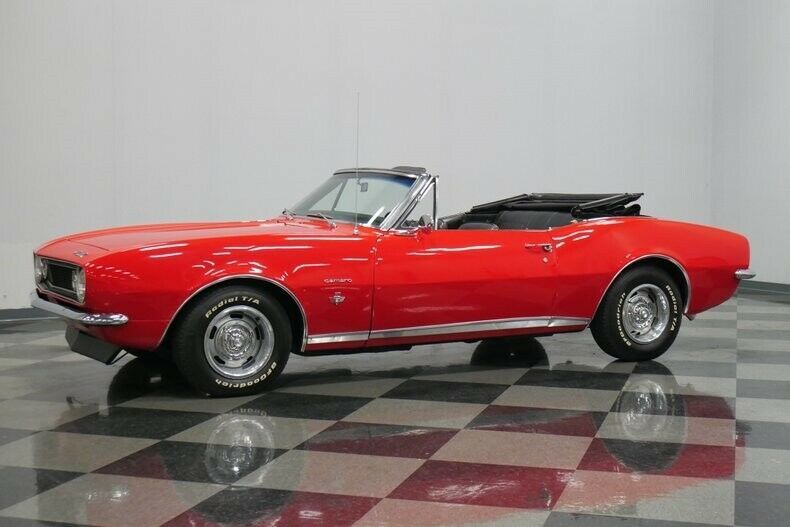 1967 Red Chevrolet Camaro Convertible