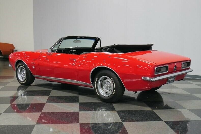 1967 Red Chevrolet Camaro Convertible