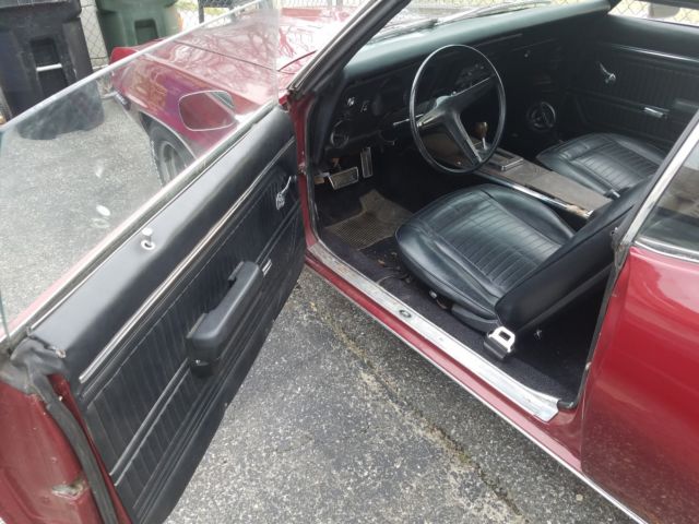 1969 Red Pontiac Firebird Convertible