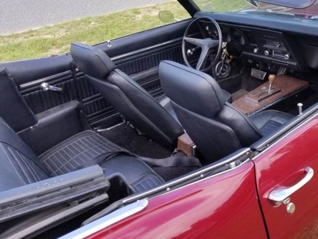 1969 Red Pontiac Firebird Convertible