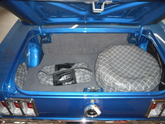 1970 Blue Ford Mustang Convertible