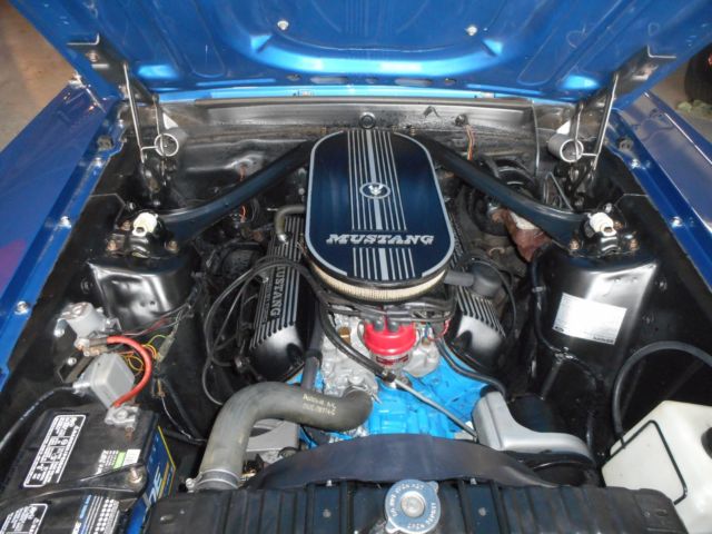 1970 Blue Ford Mustang Convertible