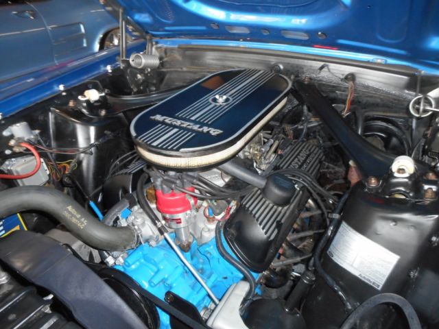 1970 Blue Ford Mustang Convertible