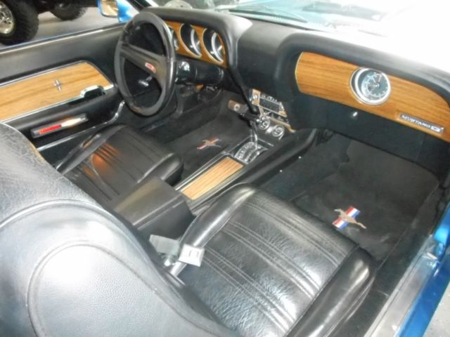 1970 Blue Ford Mustang Convertible