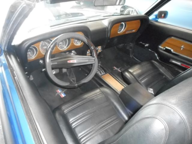 1970 Blue Ford Mustang Convertible