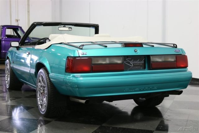 1993 Teal Ford Mustang Convertible