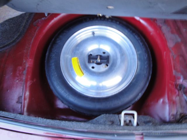 1988 Burgundy Ford Mustang Convertible