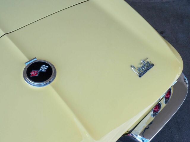 1967 Yellow Chevrolet Corvette --