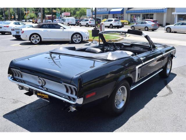 1968 Black Ford Mustang --