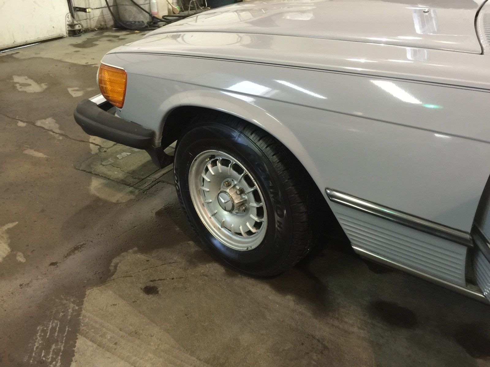 1983 Blue Mercedes-Benz SL-Class Convertible