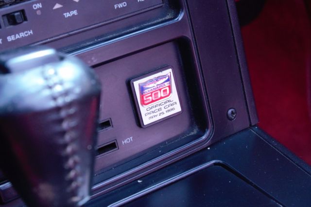 1986 Red Chevrolet Corvette Convertible