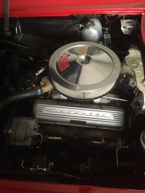 1966 Red Chevrolet Corvette Convertible