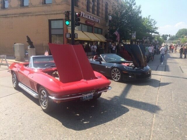 1966 Red Chevrolet Corvette Convertible